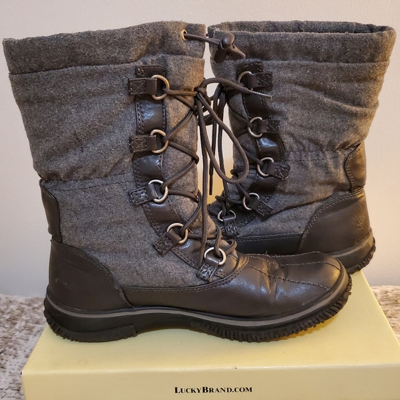Lucky Brand Hermosa Iron Grey Boots - Picture 5 of 13